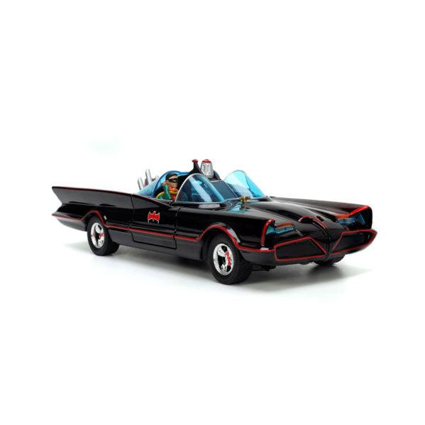 Batman (TV) - Classic Batmobile with 4 Figures 1:24 Scale Set