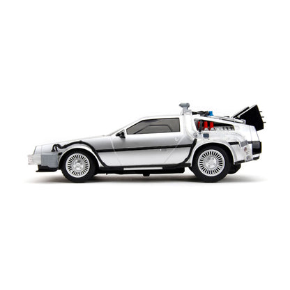 Back to the Future - Time Machine Remote Control 1:16 Scale Vehicle (with Light Up Function)