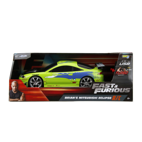 Fast & Furious - 1995 Mitsubishi Eclipse 1:16 Remote Control Car