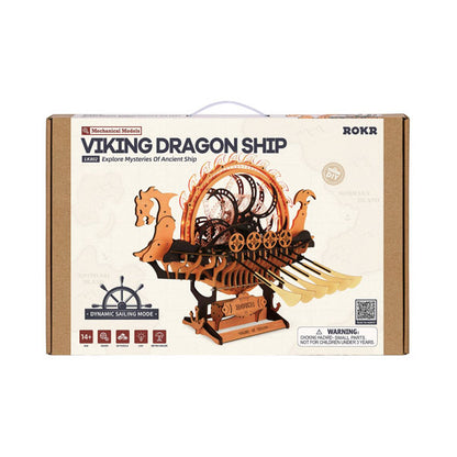 Robotime - Mechanical Models Viking Dragon Ship