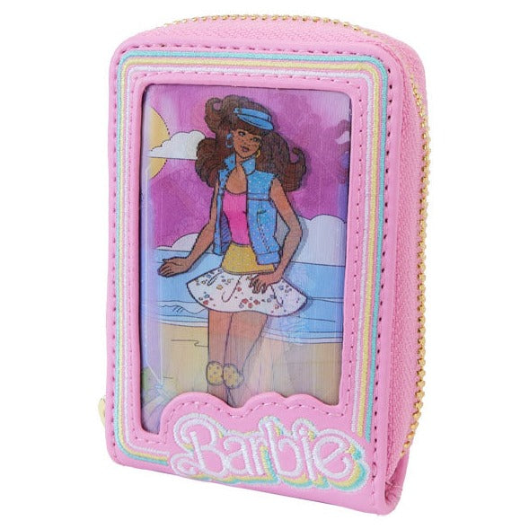 Loungefly - Barbie - 65th Anniversary Doll Box Triple Lenticular Zip Around Wallet