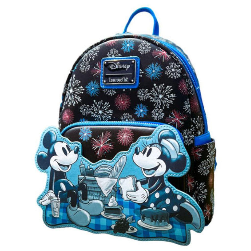 Disney Discovery: Minnie Mouse Denim Mini Backpack