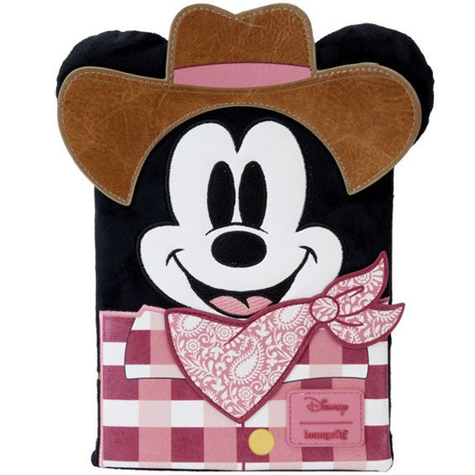 Loungefly - Disney - Western Mickey Plush Journal