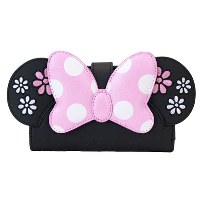 Disney - Minnie Mouse Floral Rock the Dots Flap Wallet