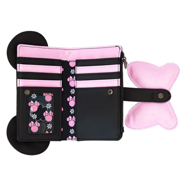 Disney - Minnie Mouse Floral Rock the Dots Flap Wallet