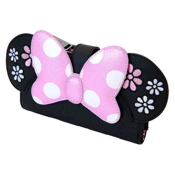 Disney - Minnie Mouse Floral Rock the Dots Flap Wallet