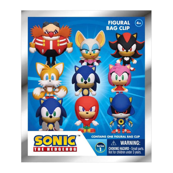 Sonic - 3D Foam Bag Clips Blind Bag (1 Unit)