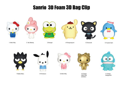 Hello Kitty - 3D Foam Bag Clips S1 Blind Bag