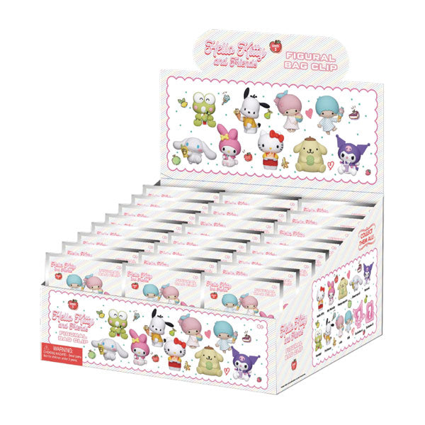 Hello Kitty - 3D Foam Bag Clips S5 Display (24 units)