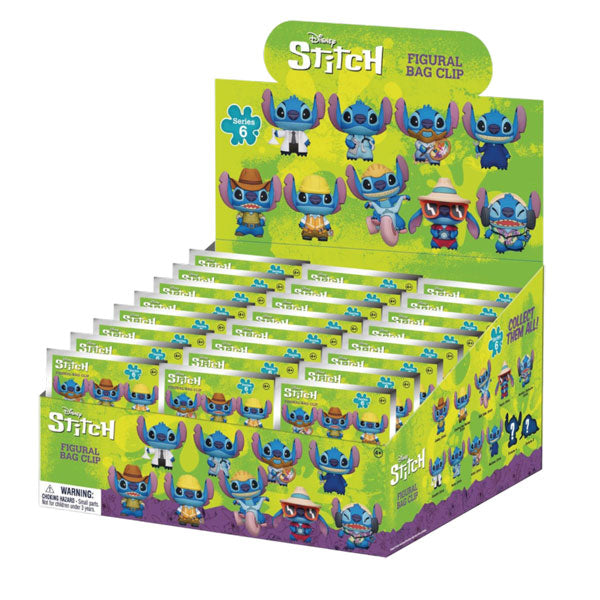 Lilo & Stitch - 3D Foam Bag Clips S6 Blind Bag (1 unit)