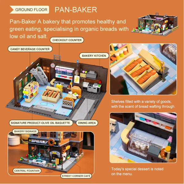 Joyside Series - Bakery Construction Set (2663 pc)