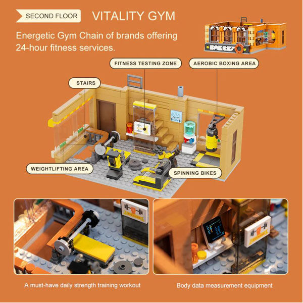 Joyside Series - Bakery Construction Set (2663 pc)