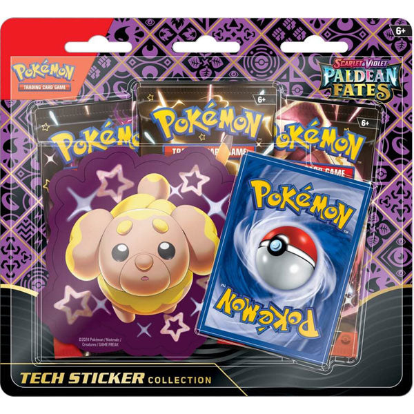 POKÉMON TCG Scarlet & Violet 4.5 Paldean Fates Tech Sticker Blister (Select Variant in Checkout Notes)