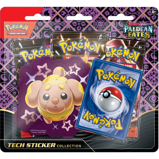 POKÉMON TCG Scarlet & Violet 4.5 Paldean Fates Tech Sticker Blister (Select Variant in Checkout Notes)