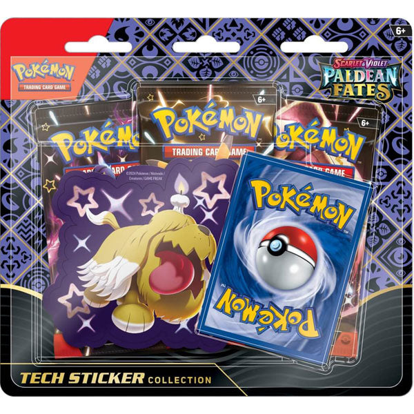 POKÉMON TCG Scarlet & Violet 4.5 Paldean Fates Tech Sticker Blister (Select Variant in Checkout Notes)