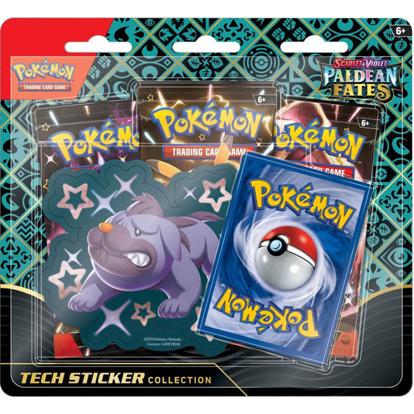 POKÉMON TCG Scarlet & Violet 4.5 Paldean Fates Tech Sticker Blister (Select Variant in Checkout Notes)