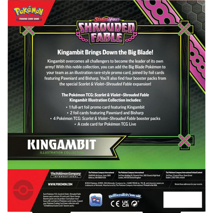 POKEMON TCG Scarlet & Violet 6.5 Shrouded Fable Kingambit Illustration Collection