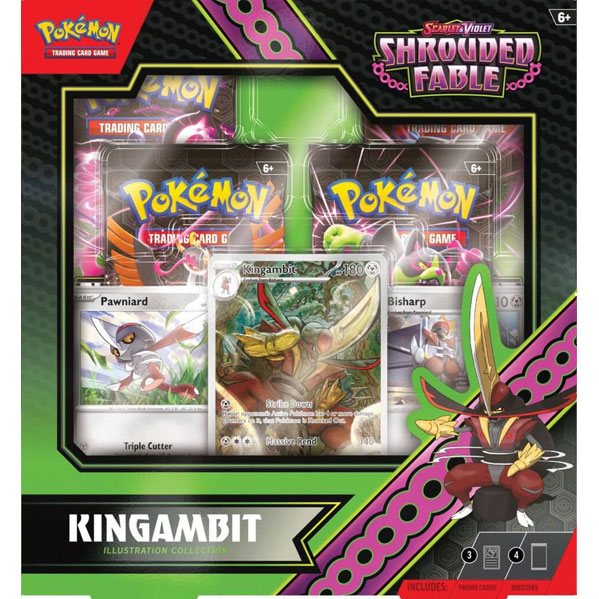 POKEMON TCG Scarlet & Violet 6.5 Shrouded Fable Kingambit Illustration Collection