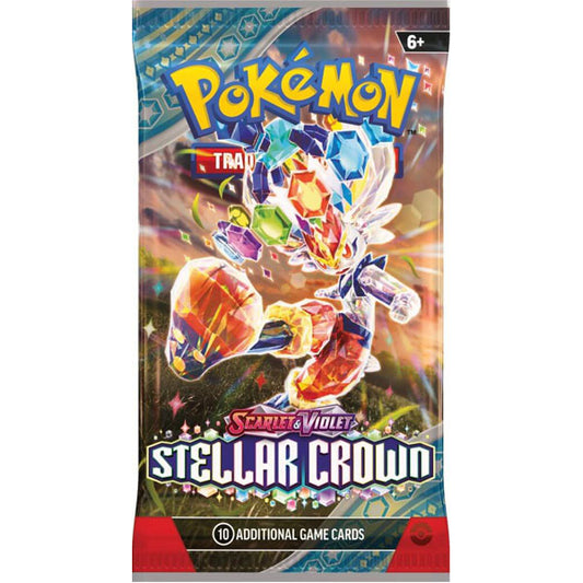 POKEMON TCG Scarlet & Violet 7 Stellar Crown Boosters x 4 (Art Set)