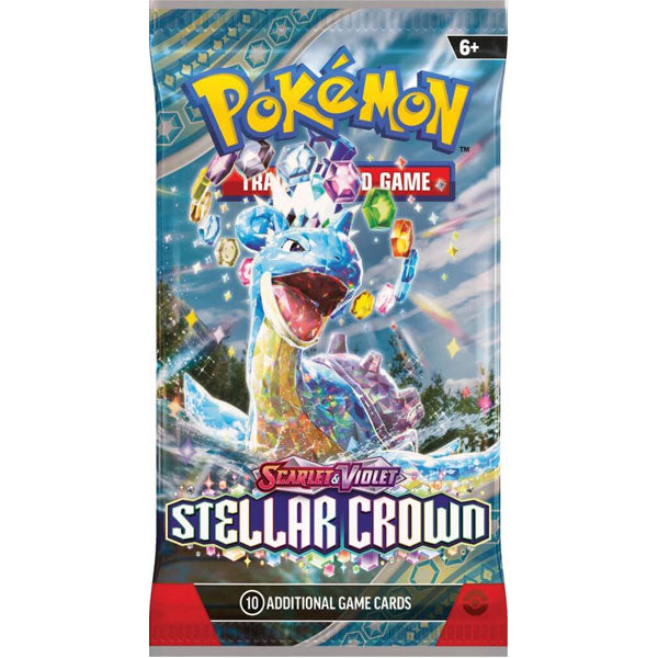 POKEMON TCG Scarlet & Violet 7 Stellar Crown Boosters x 4 (Art Set)