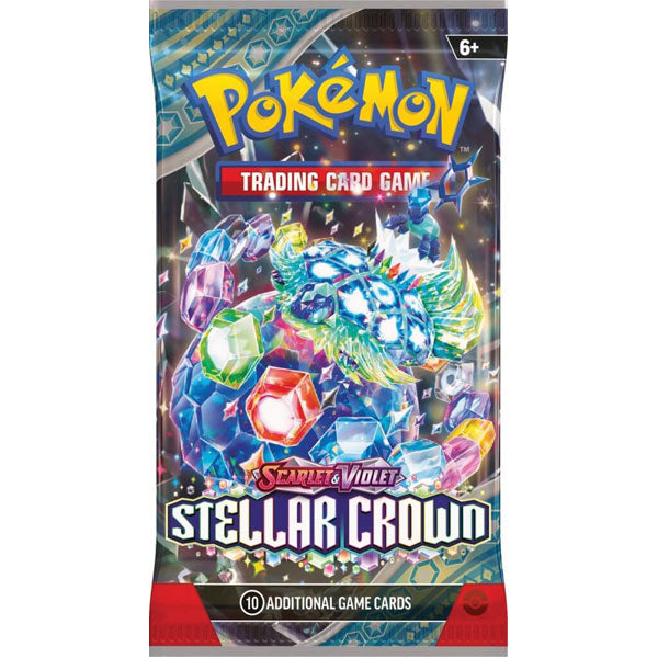 POKEMON TCG Scarlet & Violet 7 Stellar Crown Boosters x 4 (Art Set)