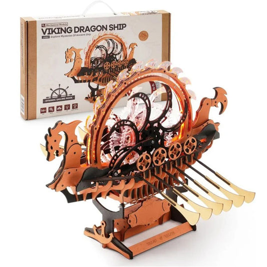 Robotime - Mechanical Models Viking Dragon Ship