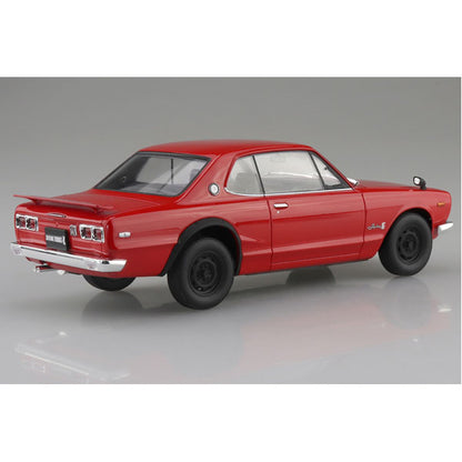 1/24 Snap KPGC10 Skyline HT 2000 GT-R 1970 Red