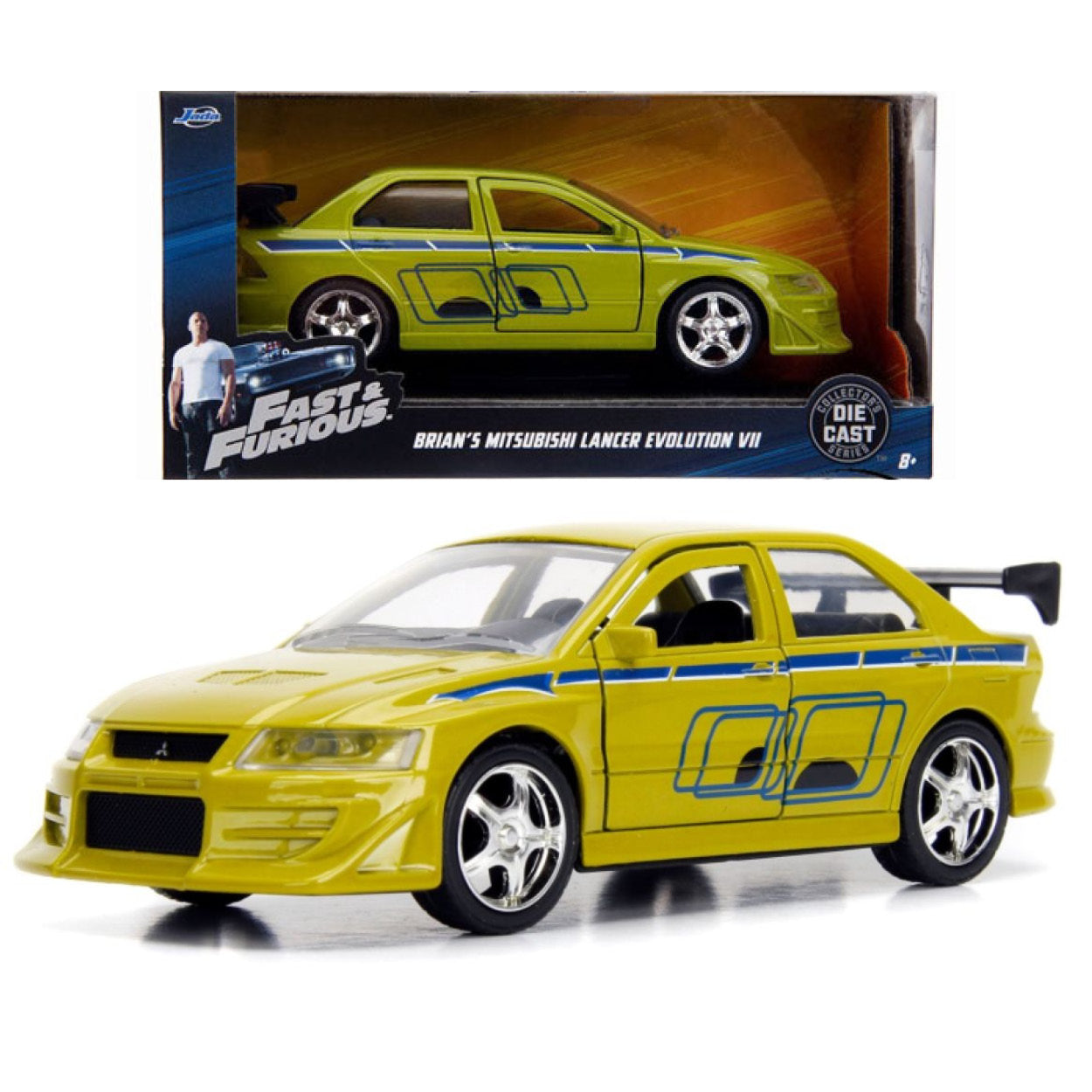 2 Fast 2 Furious - Brian’s 2002 Mitsubishi Lancer Evolution VII 1:32 Hollywood Ride