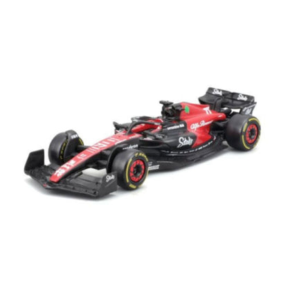 Bburago Formula One (F1) Racing 2023 Alfa Romeo Orlen C43 No 77 Valtteri Bottas 1:43 Scale Diecast Vehicle