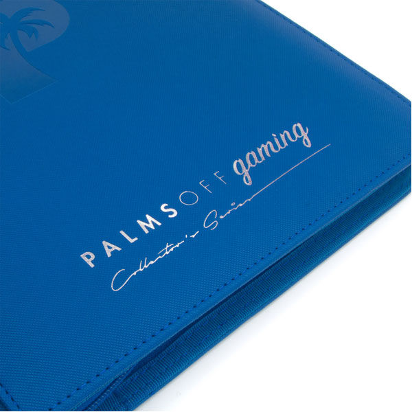 Palms Off Collectors Series 9 Pocket Zip Trading Card Binder - BLUE