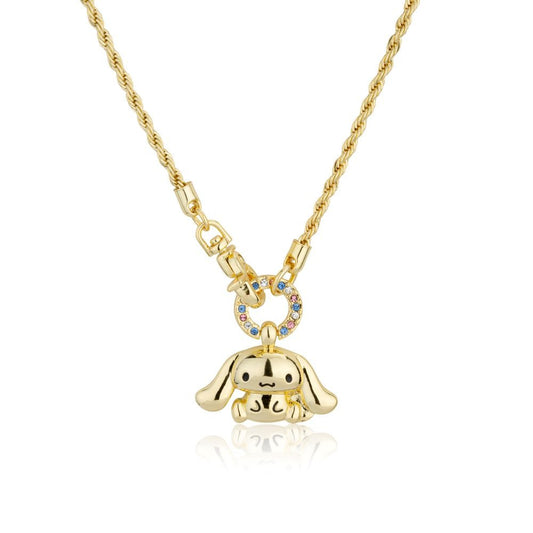 Sanrio Cinnamoroll Necklace Yellow Gold Plated