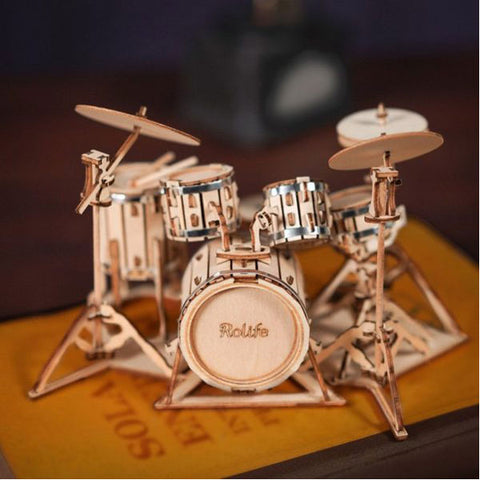 Image of Robotime Classical 3D Drum Kit