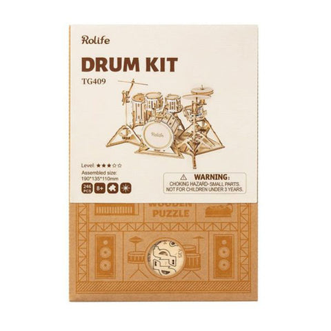 Image of Robotime Classical 3D Drum Kit