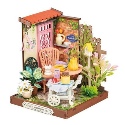 Robotime DIY Mini House Fancy Tea Yard