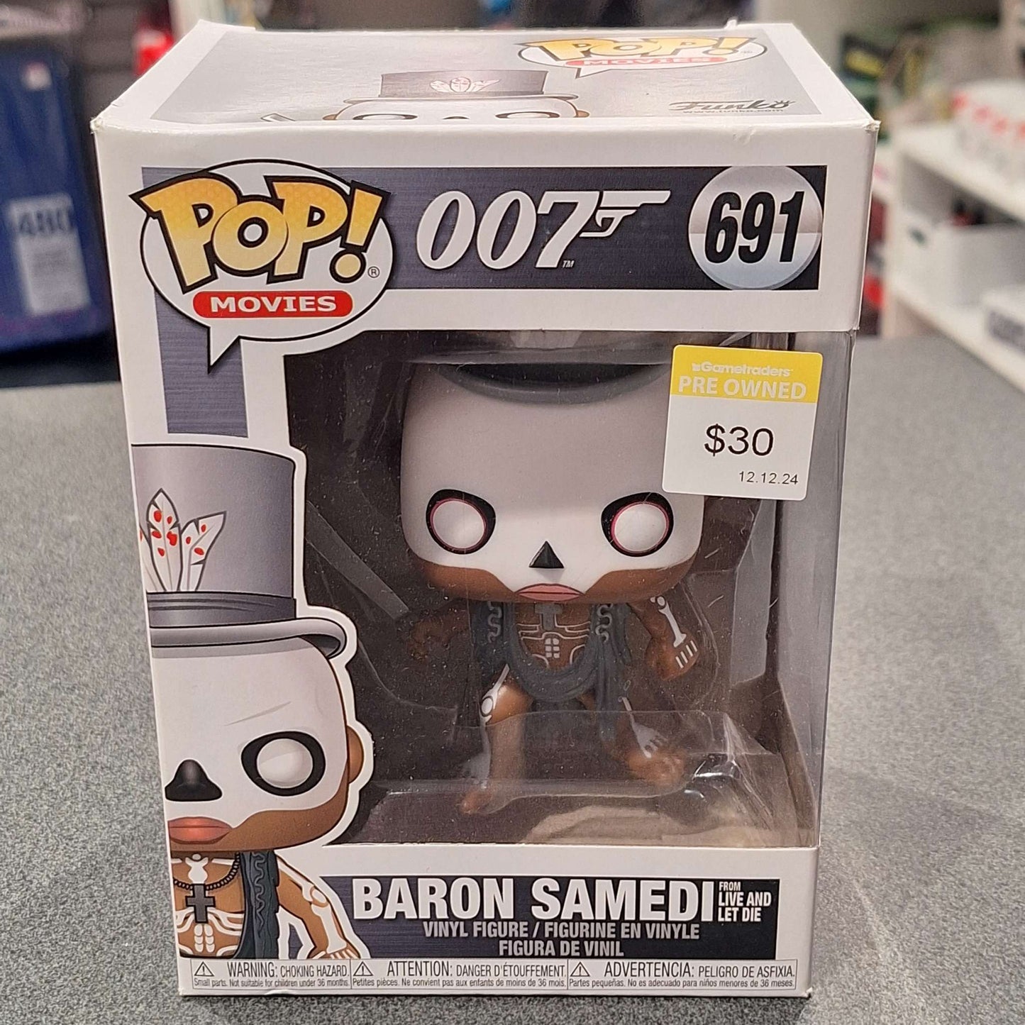 James Bond - Baron Samedi Pop! Vinyl