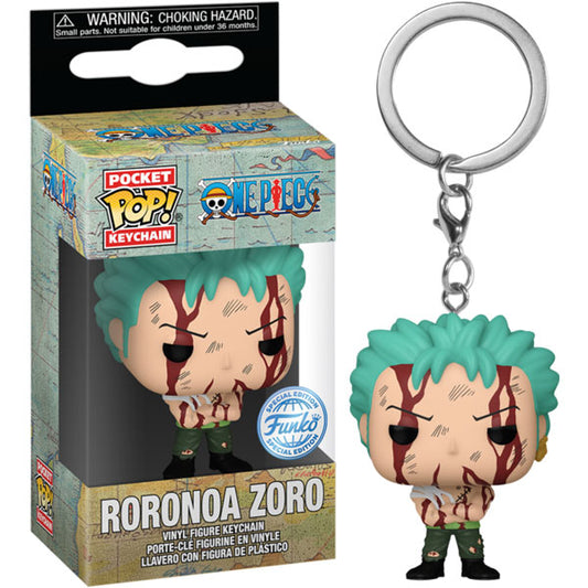 One Piece - Roronoa Zoro "Nothing Happened" US Exclusive Pop! Keychain