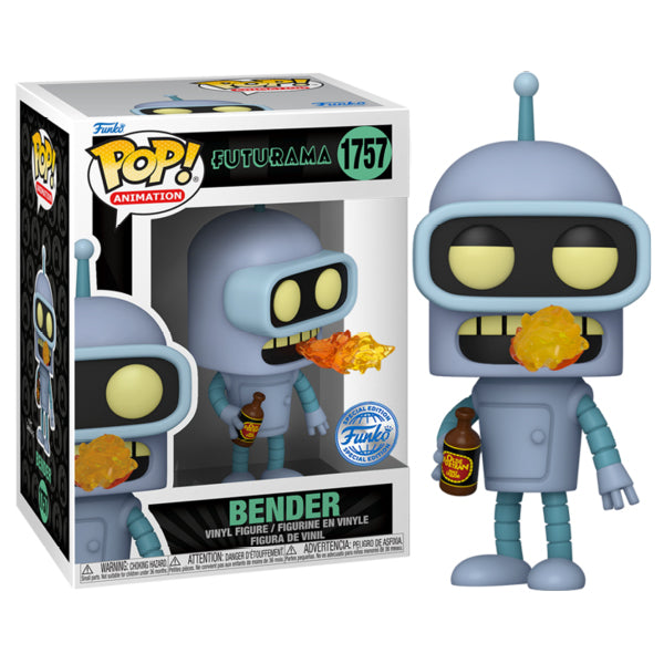 Futurama - Bender with Fire Breath US Exclusive Pop! Vinyl