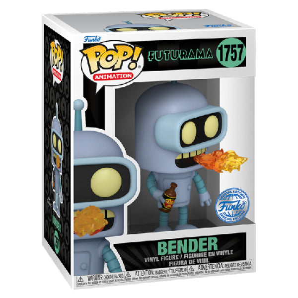 Futurama - Bender with Fire Breath US Exclusive Pop! Vinyl