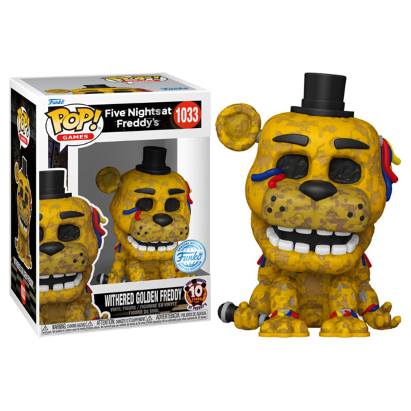 Five Nights at Freddy's - Withered Golden Freddy US Exclusive Pop! Vinyl