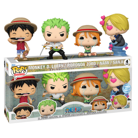 One Piece - Refresh US Exclusive Pop! Vinyl 4 Pack