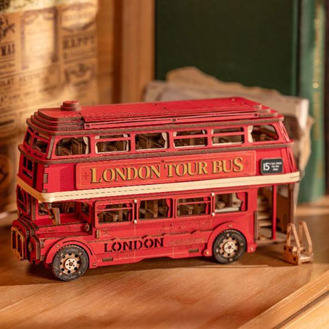 Image of Robotime DIY London Bus