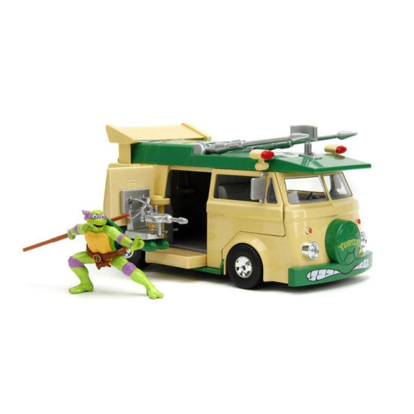 Teenage Mutant Ninja Turtles (1987) - Donatello & Party Wagon 1:24 Scale Hollywood Ride