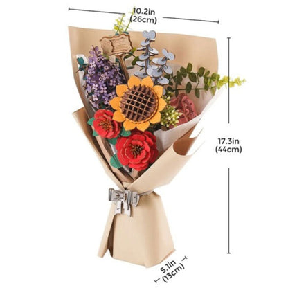 Robotime Wood Bloom Bouquet