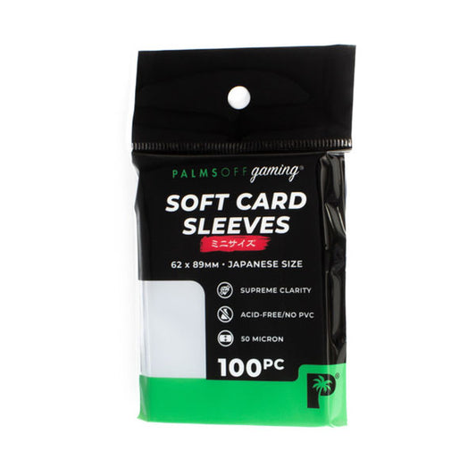 Palms Off Soft Card Sleeves - Japanese Size - 100pc