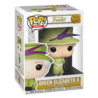 Royal Family - Queen Elizabeth II Green Dress Pop! Vinyl