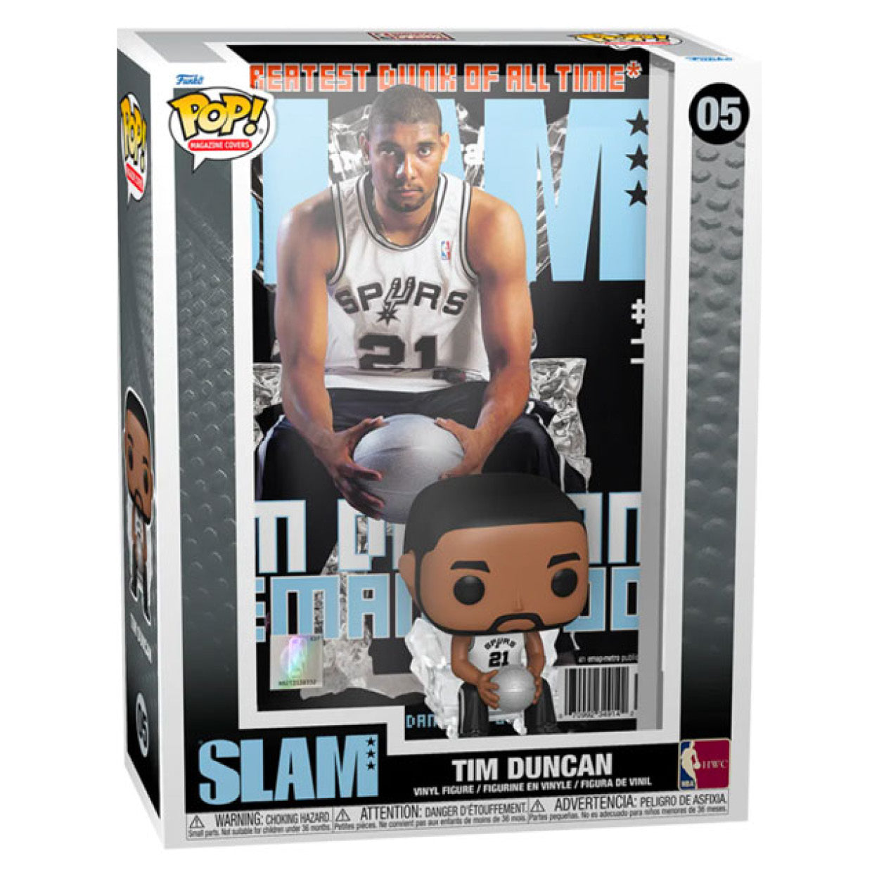 NBA: Slam - Tim Duncan Pop! Magazine Cover