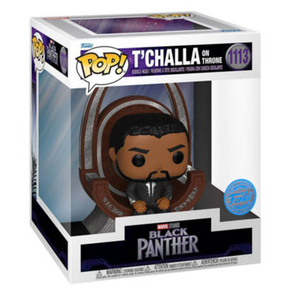 Black Panther: Legacy - T Challa on Throne US Exclusive Pop! Deluxe