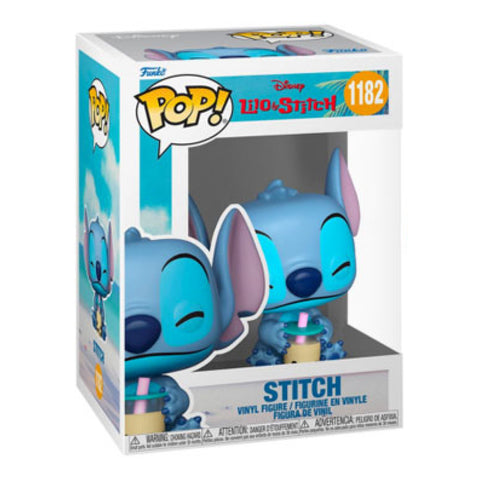 Image of Lilo and Stitch - Stitch with Boba Tea US Exclusive Pop! Vinyl