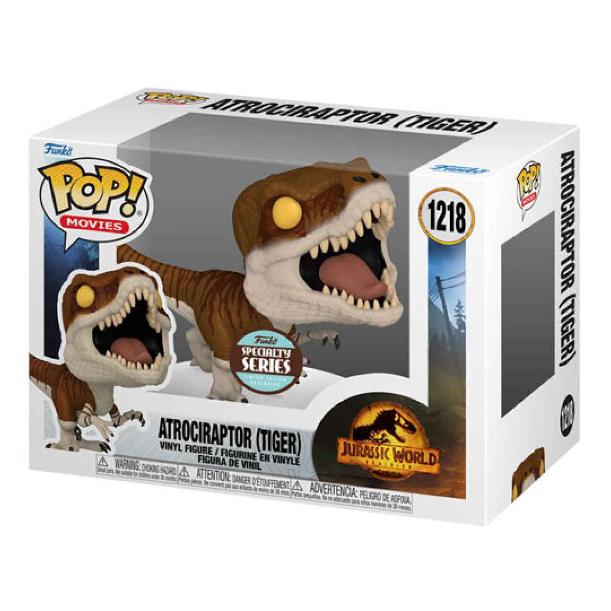 Jurassic World 3: Dominion - Atrociraptor (Tiger) Pop! Vinyl