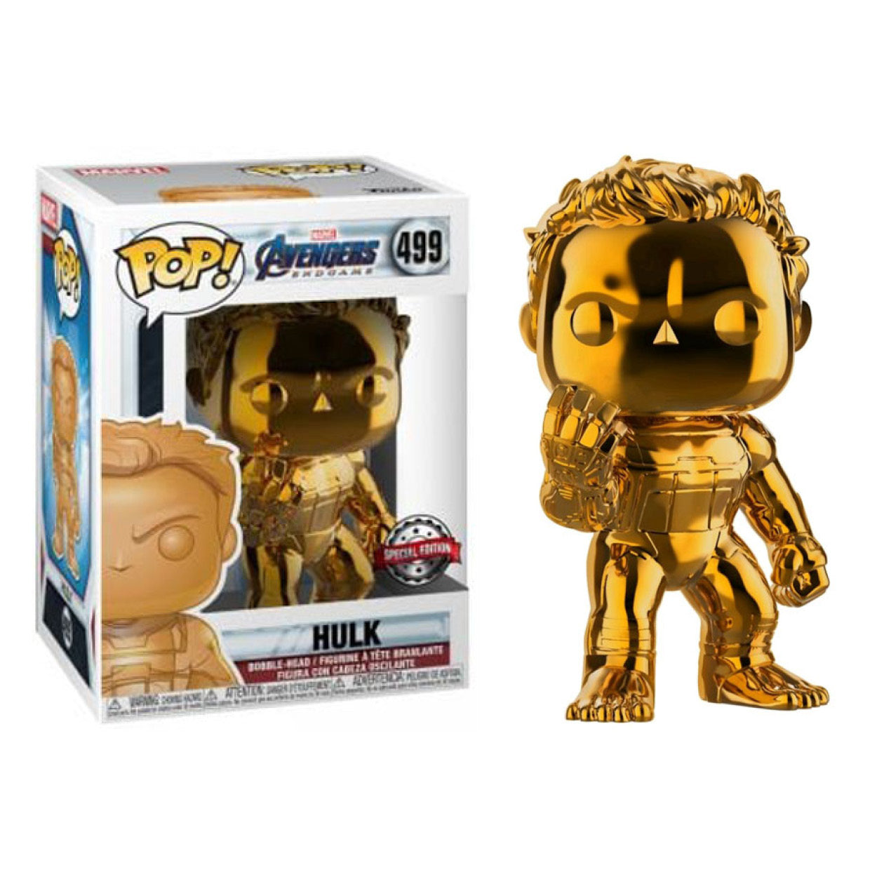 Avengers 4: Endgame - Hulk Orange Chrome US Exclusive Pop! Vinyl